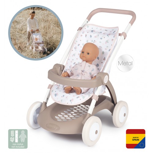 254018 Коляска Baby Nurse 'Рожева пудра. Прогулянка', з корзиною, 18міс.+