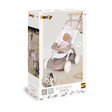 254018 Коляска Baby Nurse 'Рожева пудра. Прогулянка', з корзиною, 18міс.+