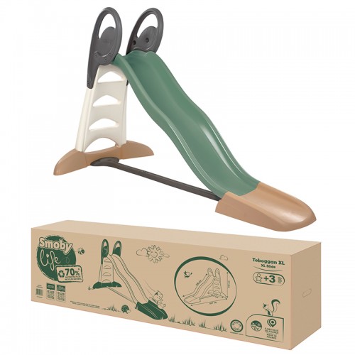 Гірка Smoby Green Подвійна хвиля, довжина 230 см, 237x112x142 см, 3+