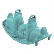 Гойдалка подвійна Собачки, блакитна, 115 x 49,5 x 50,7 см, 18 міс.+
